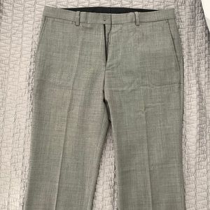 Theory dress pants in a textured grey color size 32x30